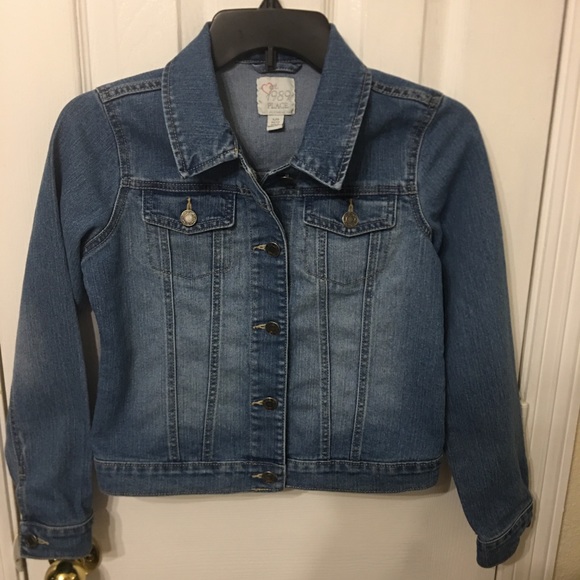 The Children Place 1989 Blue Jean Jacket Size LG